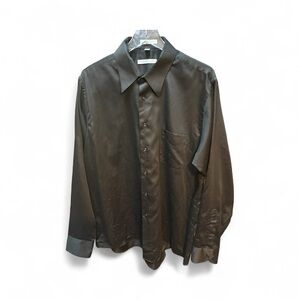 Geoffrey Beene Black Dress Shirt for Men